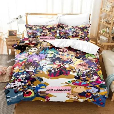 Disgaea 7 Bettwäsche-Set Einzelbett Twin Bedding Set Mit Kissenbezug Bettbezug Weich Einzel Doppel Queen Super King Size