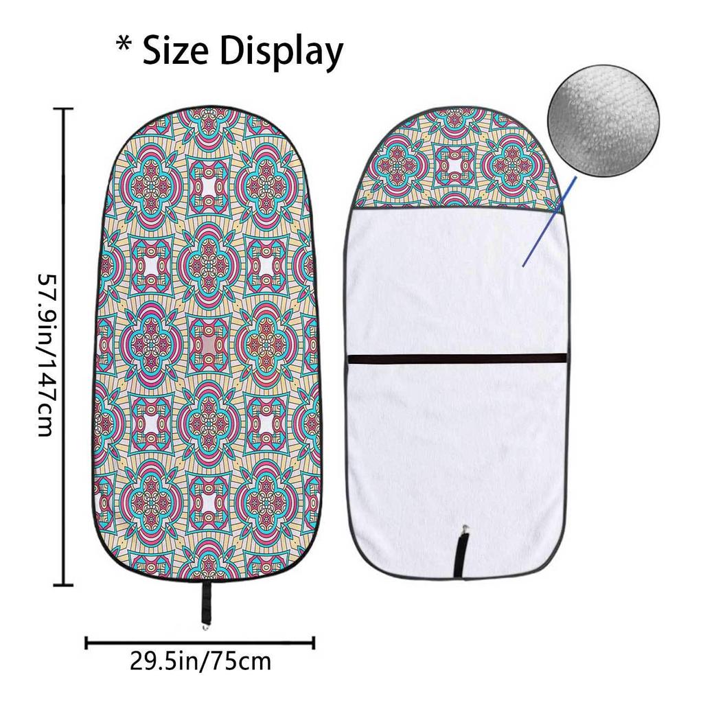 Universal Front Car Seat Towel Cover - All-Season Protector for Gym & Workout