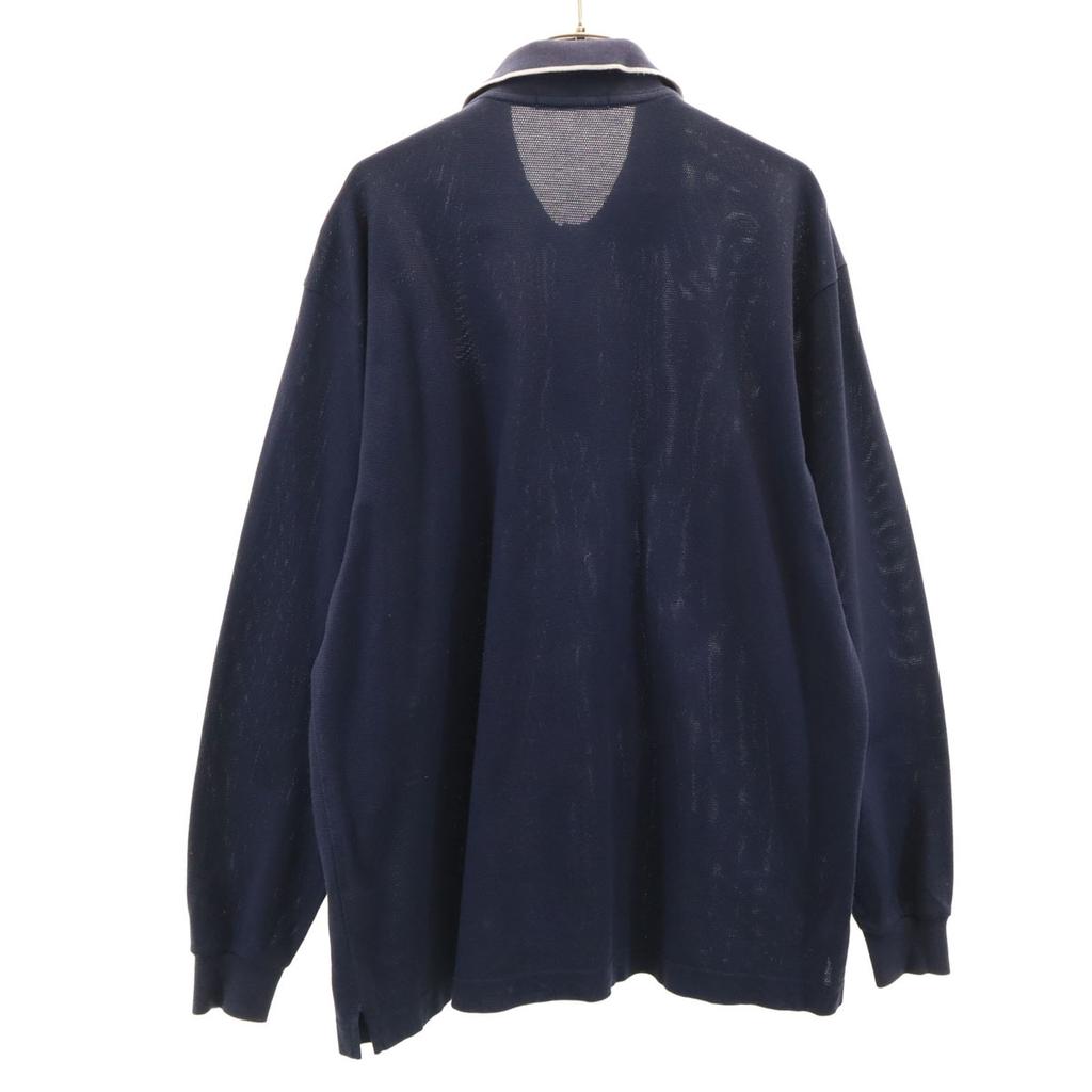 mila schon sports Made In Japan Long Sleeve Polo Shirt 175-185 Navy Men's Used