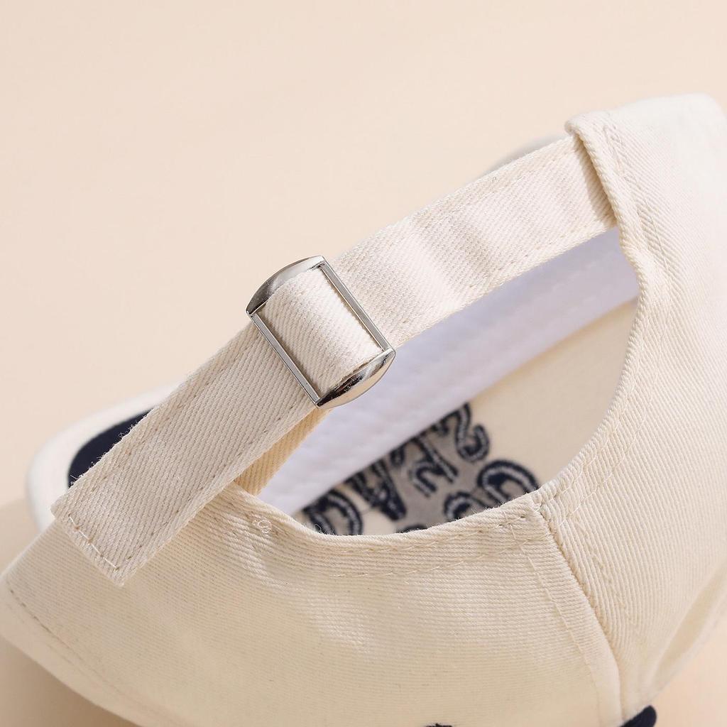Children's Embroidered Baseball Cap for Spring/Summer - Sun Protection Duckbill Hat for Boys and Girls.