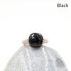 Fashion Brand Candy Style Rose Gold Plated 11 Colors Zirconia Round Big Crystal Women Rings Fine Jewelry Gifts