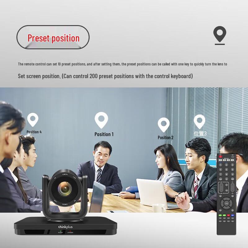 Lenovo Thinkplus AI Tracking HD PTZ Video Conferencing Camera (CN version)