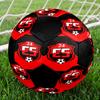 24 Erzincanspor Indoor Soccer Ball Colorful All Ages Size 5 Machine Stitched PVC Competition Ready Durable High-Bounce