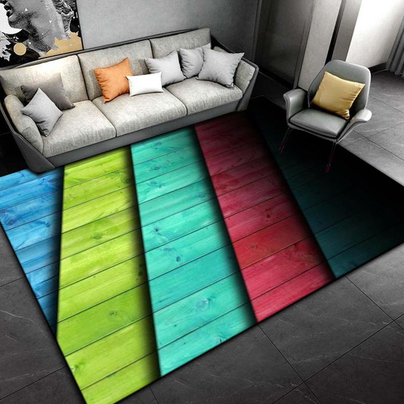 3D Wood Carpet for Bedroom Rug Long Kitchen Mat On The Floor Living Room Carpet Absorbent Non-slip Bathroom Area Rug Area Rug