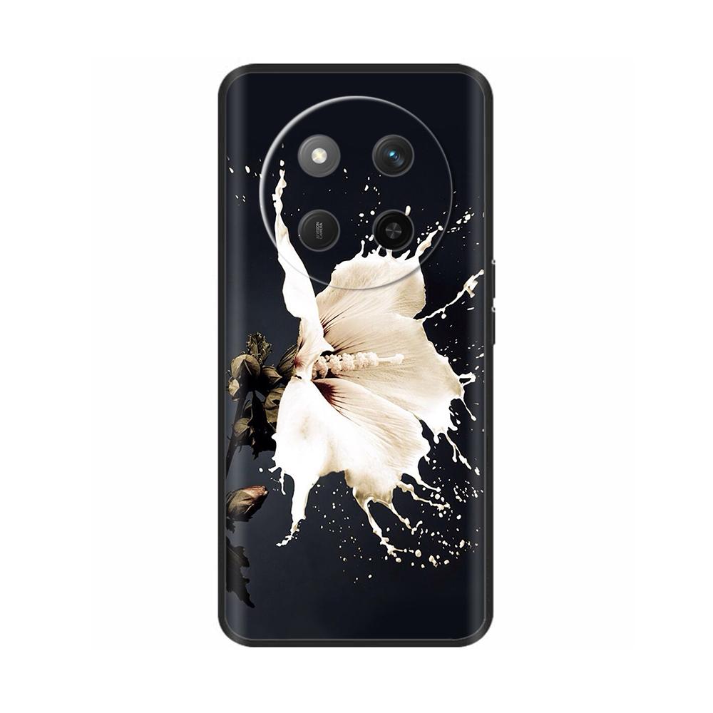 Luxury Case For Honor X60 5G Cover Para Silicone Print Animal Soft Phone Cases for Huawei Honor X60 Pro Colorful Flowers Painted