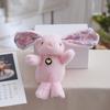Rabbit Floral Cute Doll Designed With A Heartshaped Pendant For Holiday Present