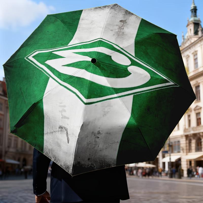 Werder Bremen football Umbrella Folding umbrella, automatic umbrella 8-Frame for Travel, camping Use Gift for Halloween Christmas