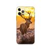 Deer Hunting Phone Case for Iphone 5 5s 2020se 6 6s 7 8 Plus X 10 XR XS 11 12 13 Mini Pro MAX Black Tpu Back Cover