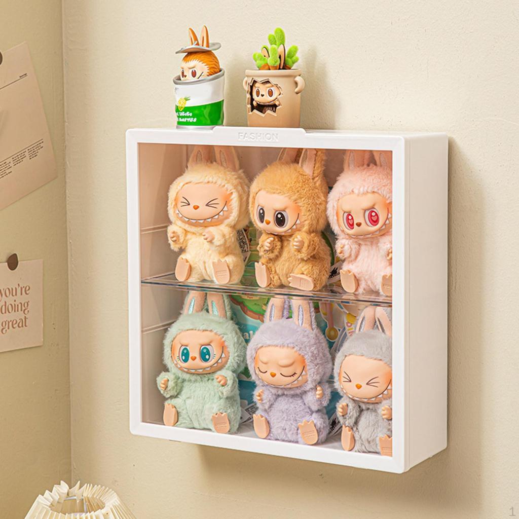 Action Figure Display Case Doll Storage Cabinet Dustproof Lightweight Model
