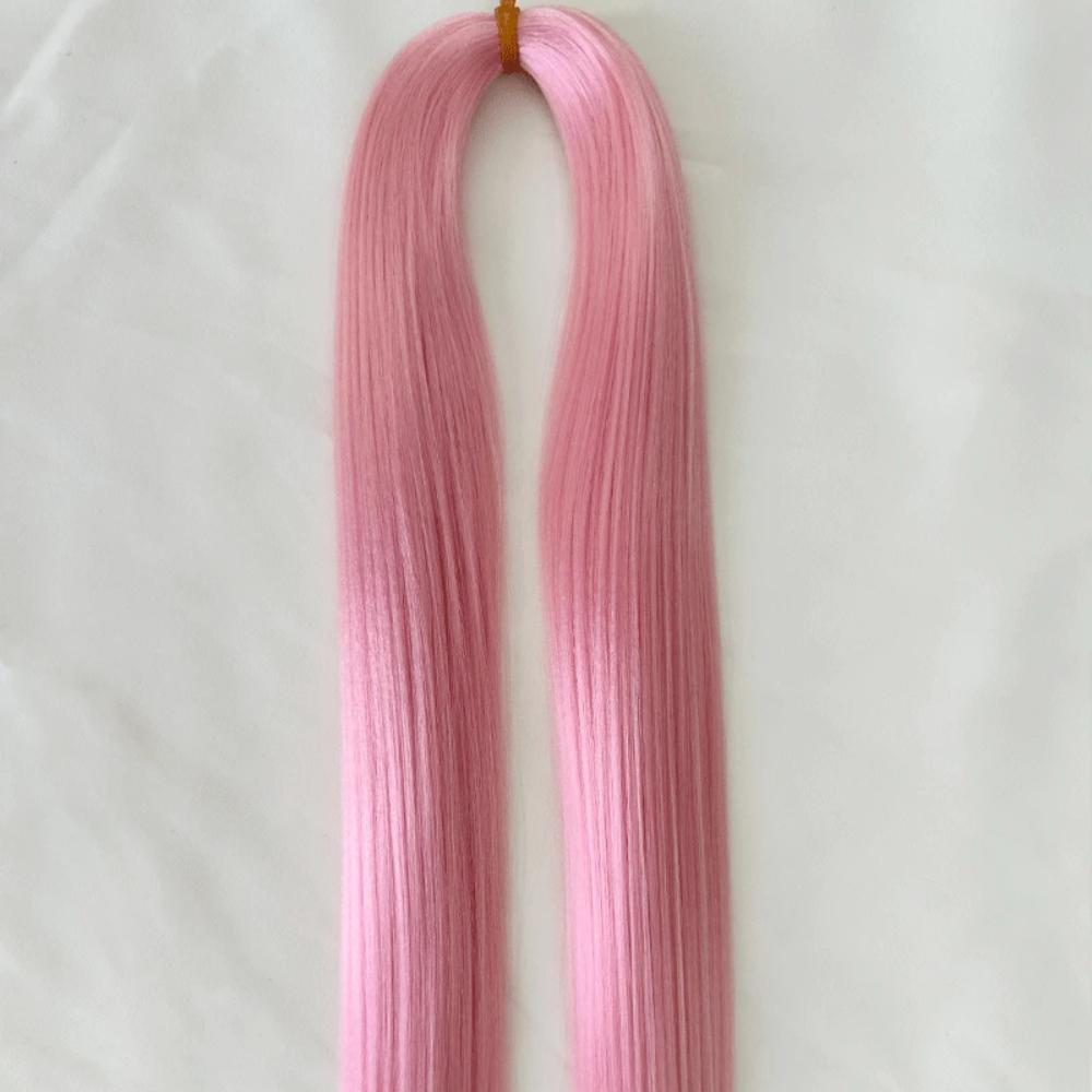 80cm/40g Colorful Series Japan Milk-Silk Doll Hair Wig DIY Repair Decor Toy Sewing Doll Wig Hair Hairline
