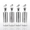Stainless Steel & Glass Oil Dispenser with Seasoning Jar for Kitchen