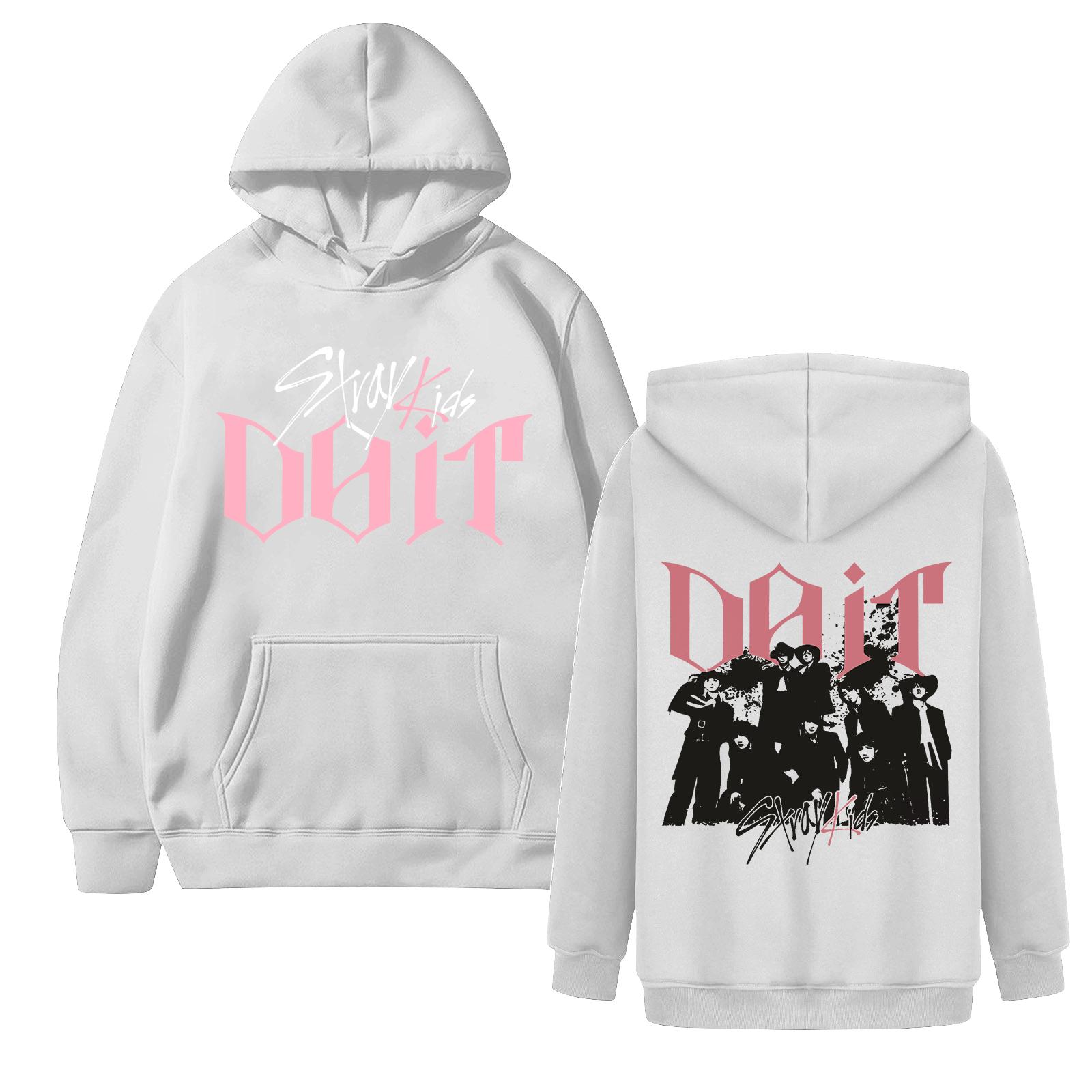 

Женское худи, Мужской пуловер с групповым принтом M белый