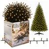 Luzes de Natal 576 LEDs Branco Quente Interno Externo 7M Temporizador Ip44