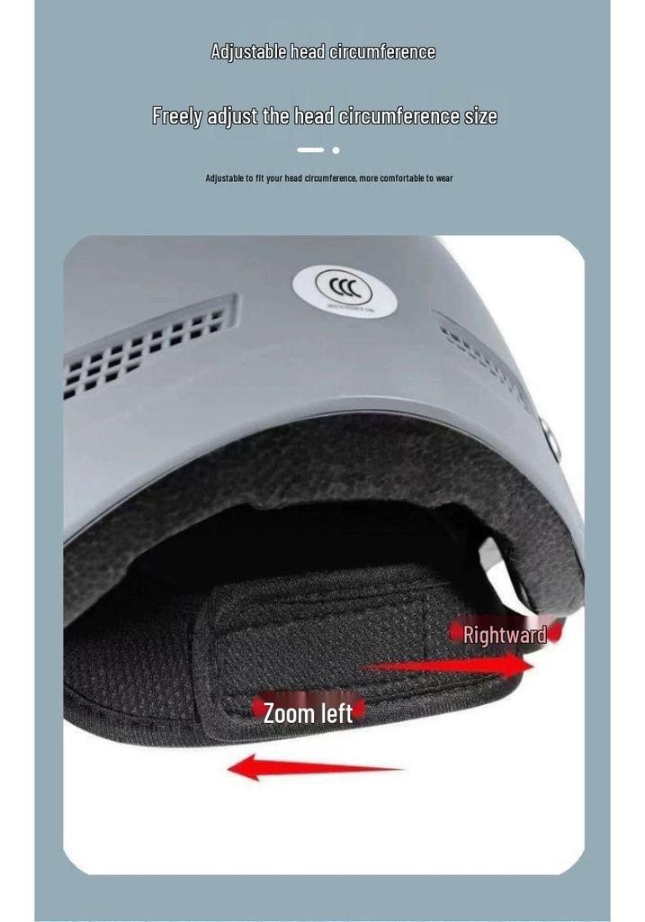 Unisex Summer Electric Vehicle Half Helmet for All-Season Use - Motorcycle Safety Helmet