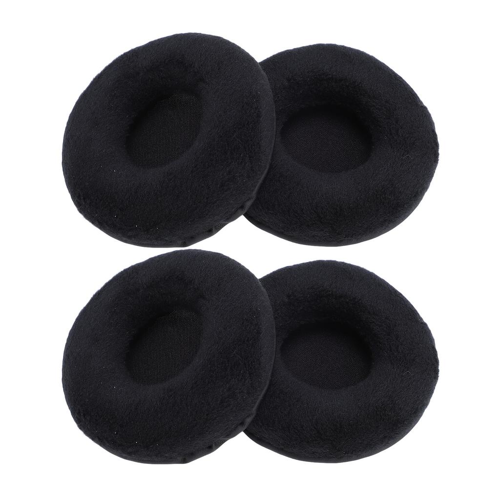 4PCS Replacement Earpads Velvet and Foam Headphone Ear Pads for YH100 ATH WS70 ATH WS99 ATH WS77 MDR V55 MDR V500DJ