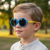 Dopamine Kids Round Sunglasses Personality Wild Uv400 Protection Uv Protection Sunglasses 1028