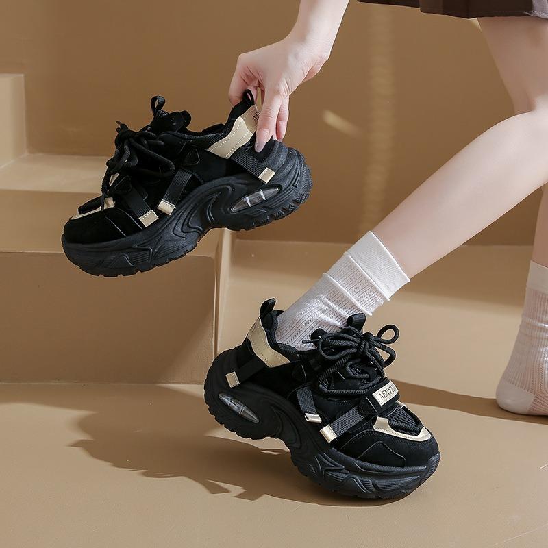 New dad shoes women's autumn student sports running casual shoes platform heightening shoes