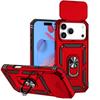 Lens Flip Magnetic Ring Holder Cover Protection Phone Case for iPhone 17 Air 16 15 14 13 12 11 Pro Max XS X XR 7 8 Plus Cover