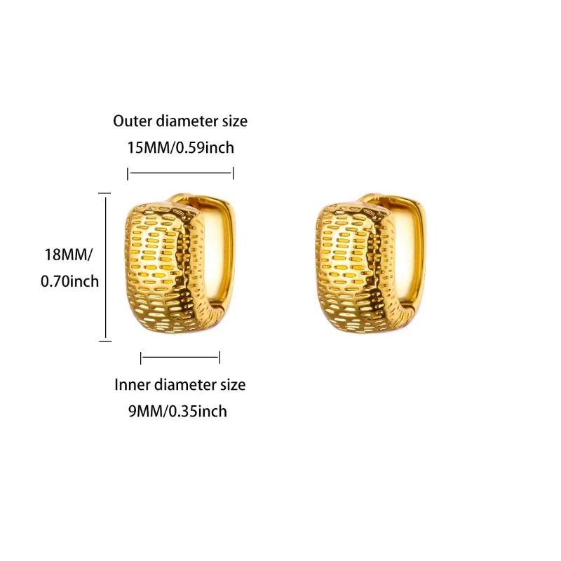 Zircon Cross Design Earrings Women's Color Retention Versatile Personality Temperament Earrings New Products