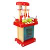 Simulation Kitchen Toy Set Children Cooking Tableware Toys with Light Sound Effect