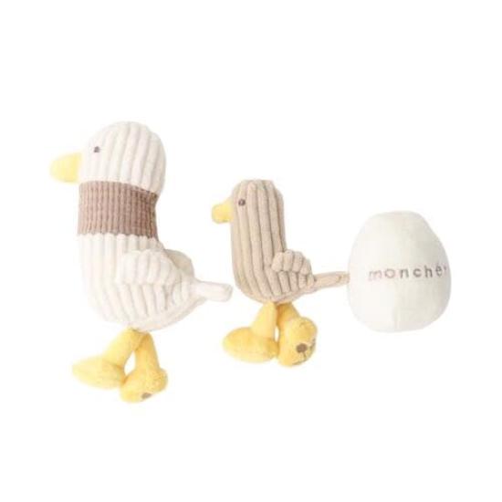 

Duck Parent and Child Dog Squeak Toy for Small Popular Brand for Toy Poodles and Chihuahuas monchéri [Long-necked Set] (Suitable Dogs/Puppies) Cute,