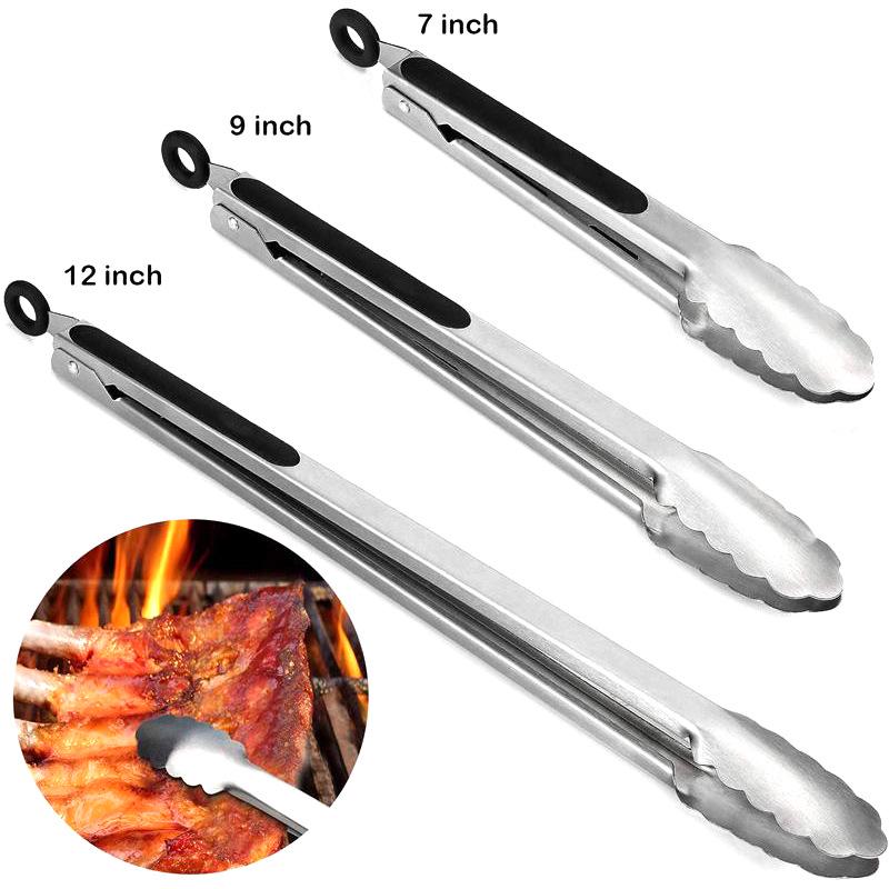 Stainless Steel Multipurpose Food Clips for BBQ, Steak, Bread, and Pasta