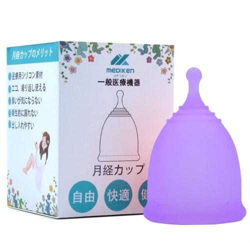 

MEDIKEN Menstrual Cup, Period Cup, Easy to Insert and Remove, Leak-Proof, Soft, Comfortable, Can be Used in the Beach, Pool, or Bath, Period-Free, Bal