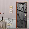 3D Geometric Waterproof PVC Door Wall Sticker Home Living Room Art Decor Decal
