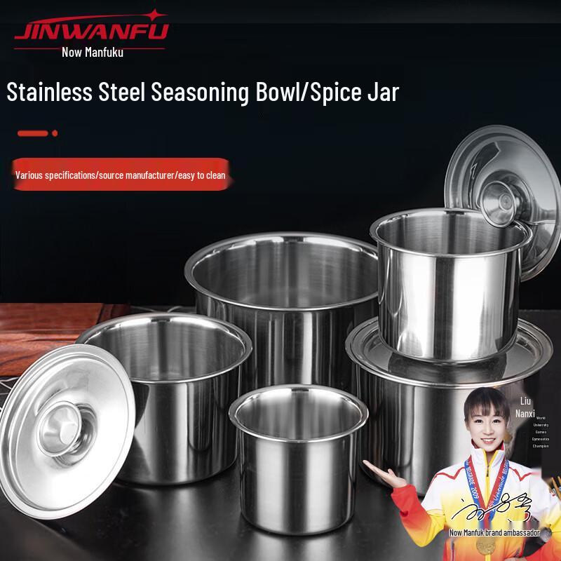 Thickened Stainless Steel Multi-Purpose Bowl with Lid