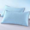 Summer Cooling Pillowcase Solid Color Ice Bean Bean Pillowcase Cool Feeling Air Conditioning Cover Washable (No Pillow) 48X74Cm