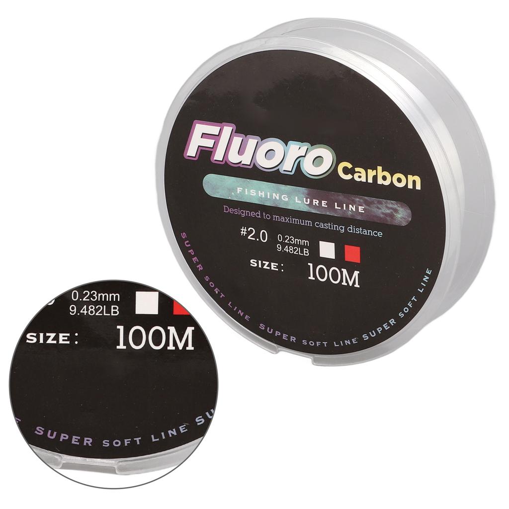 100M Super Strong Nylon Fishing Lure Line Carp Wear Resistant Braided Fishing Main Line#2.0
