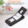 For iPhone 15 Pro Case Card Holder Kickstand Leather + TPU Phone Cover with Shoulder Strap