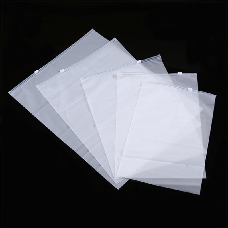 Bikini T-shirt Clothing Zipper Bag Multi-purpose Transparent PE Plastic Self Sealing Bag Underwear and Socks Classification Storage Packaging Pouchs