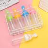 New Fashion Squeeze Silicone Feeding Bottle Food Rice Feeder Milk Bottle With Spoon