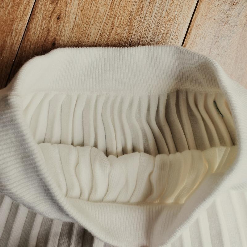 Spring and Summer Women's Woolen Knit Small Bra Pleated Short Skirt Suit