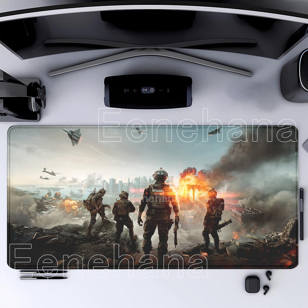 Game Battlefield Mousepad Keyboard Large offices Accessories Mouse Pad Lock Edge HD printing Gaming Esports overlock Desk Mat