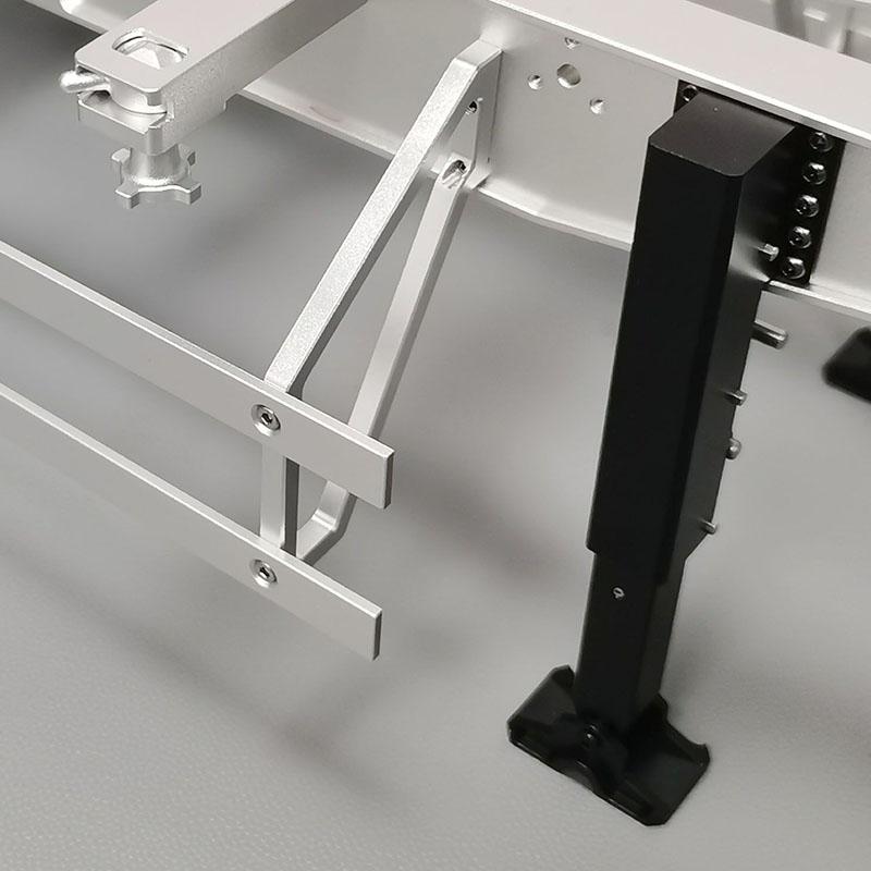 1:14th Scale RC Truck 2pcs Metal Simulation Support Leg for SCANIA Tamiya 770S R620 for VOLVO ACTROS AROCS Model Car DIY Parts