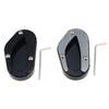 Aluminum Side Stand Pad Aluminum Motorcycle Side Stand Pad Motorcycle Kickstand Extension Simple Installation for T100