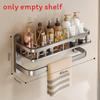 Modern Aluminum Wall Mount Shelf For Bathroom With Anodized Surface And Heavy Duty