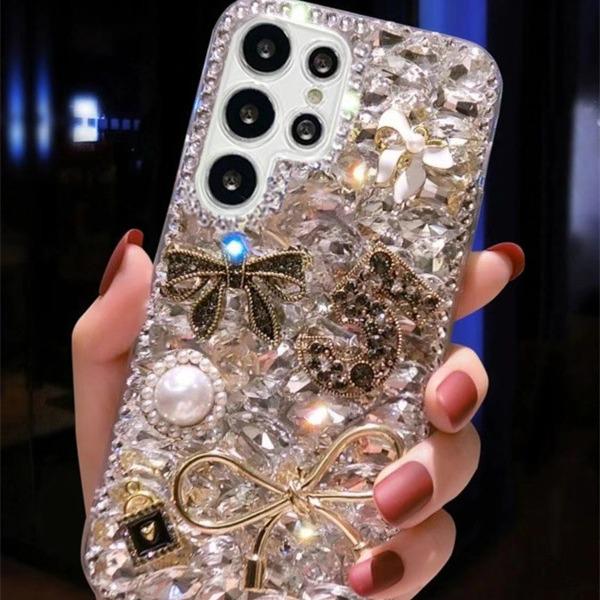 Luxury Bow for Samsung A05S Phone Case - Full Coverage for S24/S23/S20/S21, A54 5G