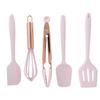 5pcs Silicone Kitchen Utensil Set Silicone Spatula Scraper Egg Beater Cooking Tools Kitchenware