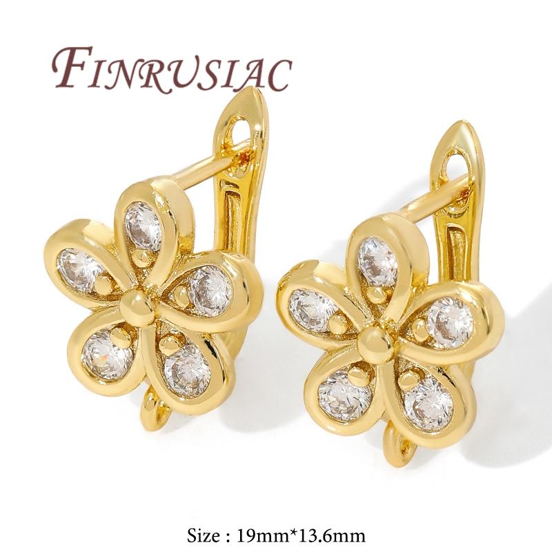 18K Gold Plated Earring Accessories,Earwire Fasteners Fittings,Earring Fixtures,DIY Jewelry Making Supplies,French Earring Hooks