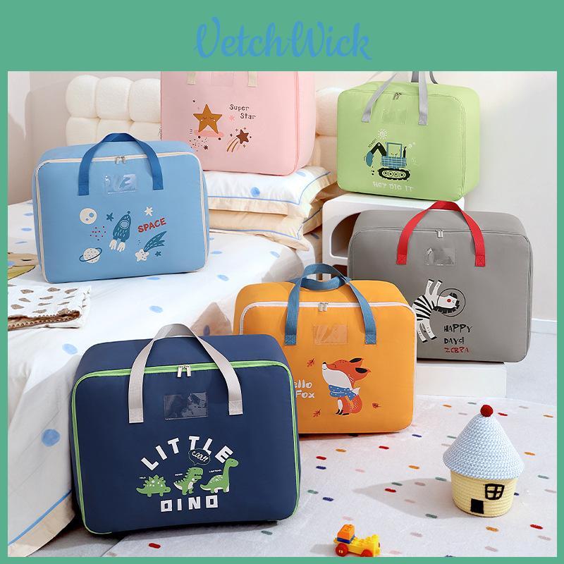 Childrens Quilt Storage Bag With Oxford Fabric For Bedroom And Travel Organization