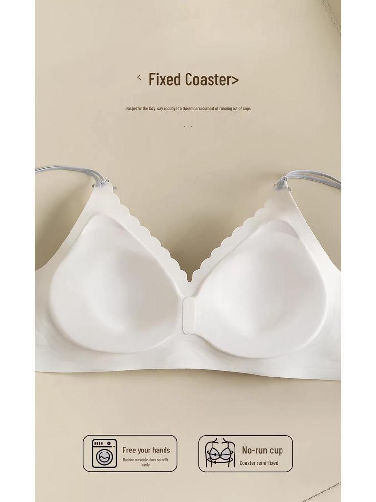 Seamless Lift-Up Bra for Small Busts with Thin Straps - Anti-Sagging & Perfect for Summer