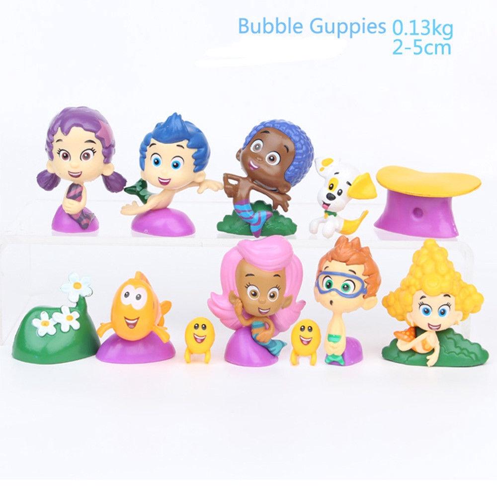 Guppies 12 Figure Set Pvc Toy With Premium Quality And Timeless Design**