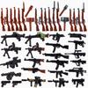 MOC Soldați Militari WW2 Arme Blocuri de Construcție Textură Lemn Arme de Foc 98K PPSH Figurine Armata Sovietică Accesorii Cărămizi Jucărie