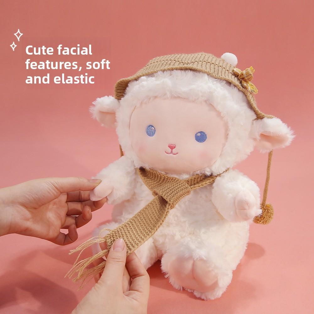 Plush Sheep Mousse Toy With Soft Polyester Filling For Gift Giving And Collecting