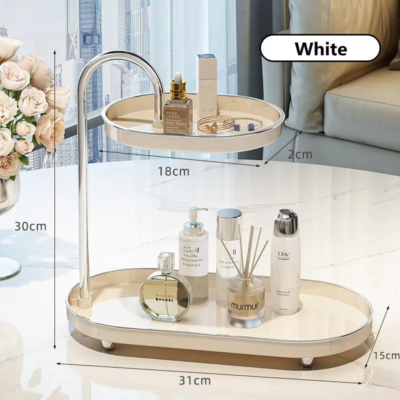 

High Quality Light Luxury Bathroom Storage Rack Dressing Table Skin Care Products Entrance Desk Key Miscellaneous Storage Rack