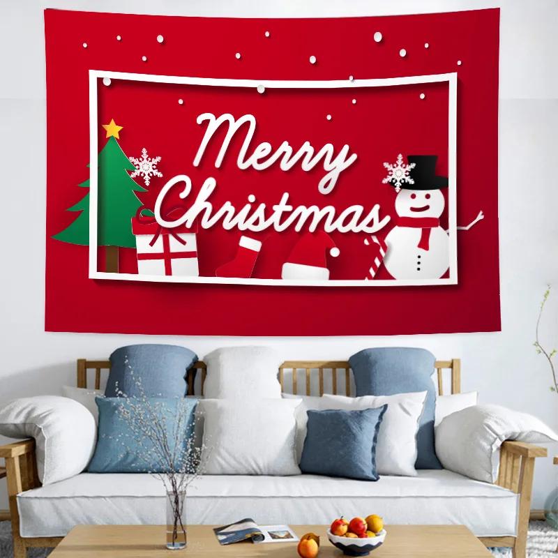 

Европейский и американский рождественский фон, настенная ткань, подвесная ткань в форме сердца девушки, гобелен для гостиной, спальни 100x75cm