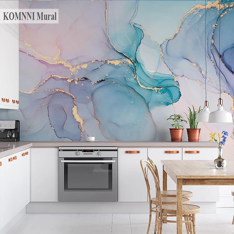 3d Marble Murals Blue Marble Wallpaper Pattern Living Room Bedroom Office Wall Papers Home Decor